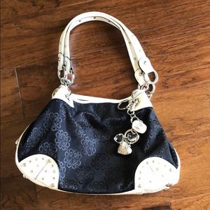 Kathy Van Zeeland Purse “Like-New” Black & White